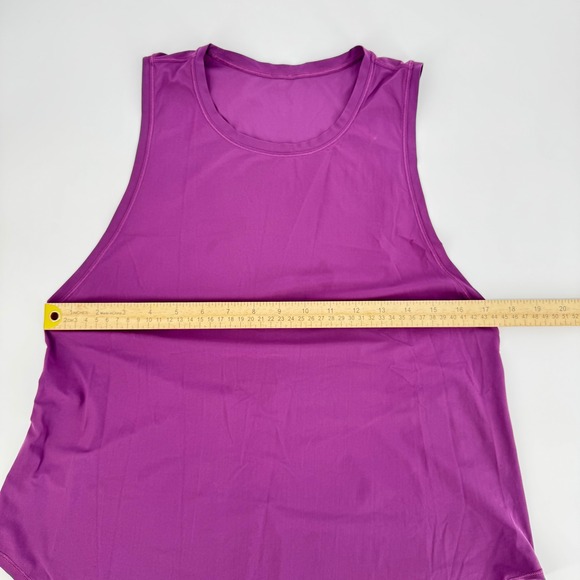 Lululemon All Tied Up Tank Top‎ Purple Open Back Tie Detail Size 6–8 - Picture 4 of 4